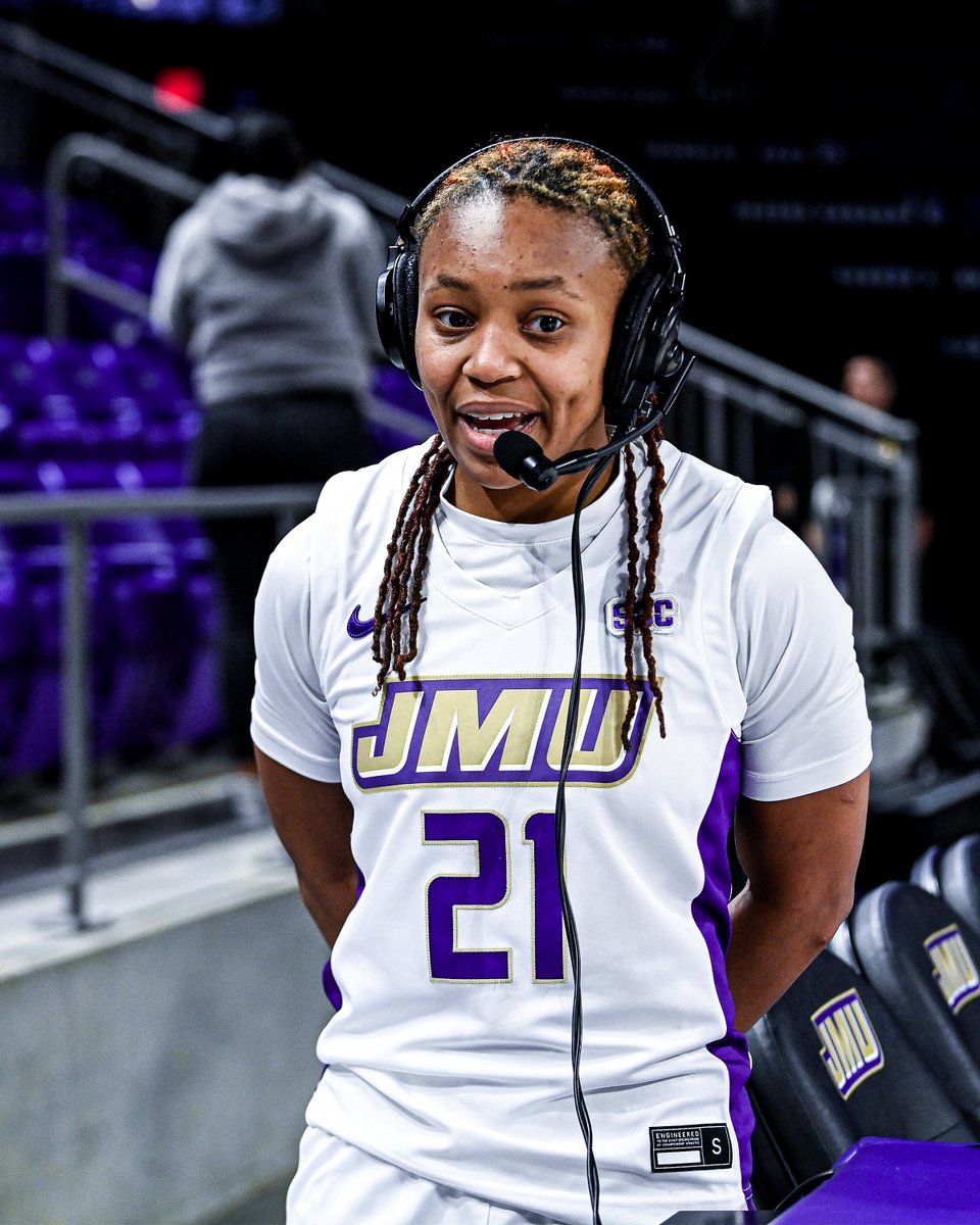 JMU Women's Basketball (@jmuwbasketball) on Twitter photo 𝒁 made some noise yesterday 🔊
✔️ Career-High 13 points
✔️ Career-High 7 assists
✔️ 3-5 3PT
✔️ +28
#GoDukes | <a href="/kiyamoney6/">zakiya stephenson</a> 𝒁 made some noise yesterday 🔊
✔️ Career-High 13 points
✔️ Career-High 7 assists
✔️ 3-5 3PT
✔️ +28
#GoDukes | <a href="/kiyamoney6/">zakiya stephenson</a>