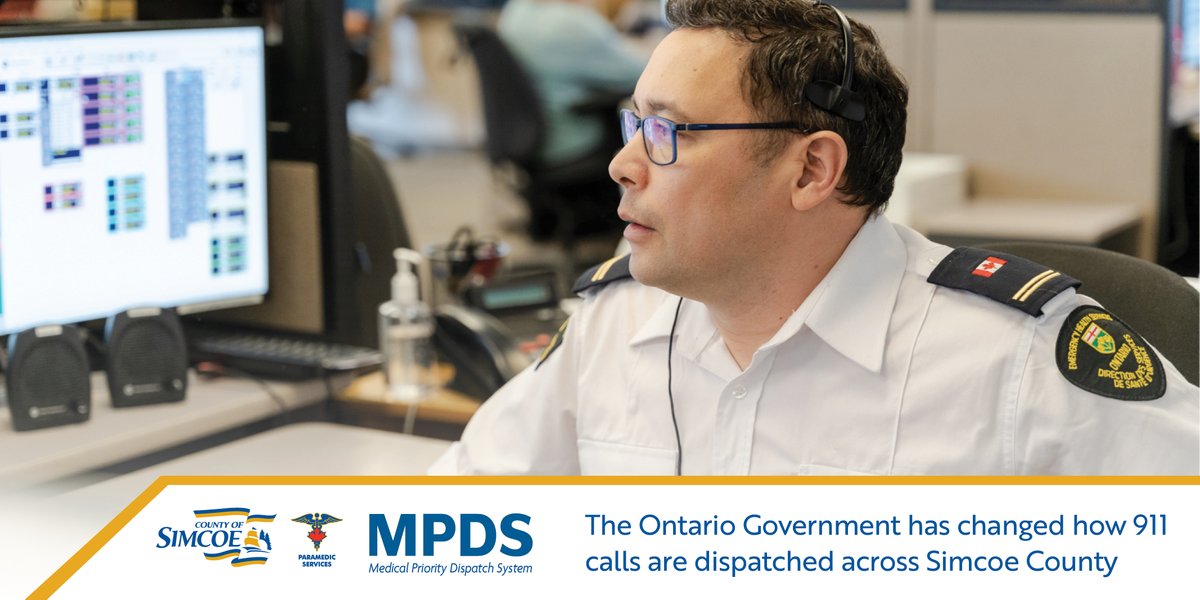 County of Simcoe (@simcoecounty) on Twitter photo 🚑 <a href="/simcoecountyPS/">COSParamedic Service</a> have rolled out the Medical Priority Dispatch System (MPDS) across our region!
Check out all the details at simcoe.ca/MPDS.
#EmergencyPreparedness #SimcoeCounty #MPDS 🚑 <a href="/simcoecountyPS/">COSParamedic Service</a> have rolled out the Medical Priority Dispatch System (MPDS) across our region!
Check out all the details at simcoe.ca/MPDS.
#EmergencyPreparedness #SimcoeCounty #MPDS