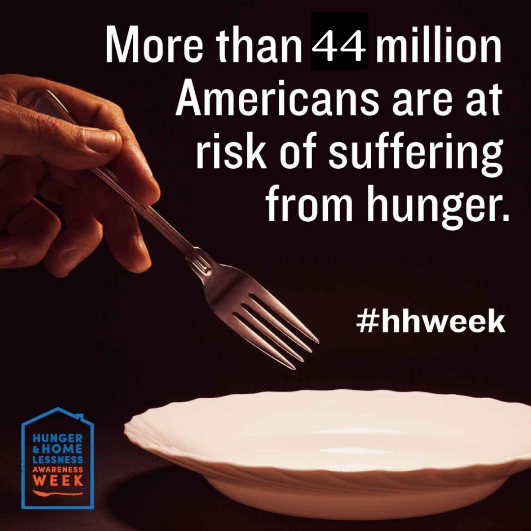 Food insecurity leaves millions of families wondering where their next meal will come from. Share this image and spread the call to end hunger for good. Contact a local #CommunityAction Agency if you are facing food insecurity. #HelpingPeople #ChangingLives #hhweek