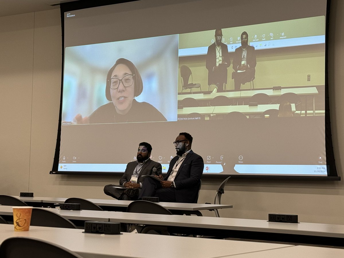 Addressing disparities in lung cancer care at the 2nd Annual Lung Cancer Health Equity Summit in ATL, GA. Amazing sessions today. Now discussing artificial intelligence. It’s hardly artificial. 💁🏾‍♂️ I’m all for renaming it “assimilated intelligence!” #lscm #HealthEquity
