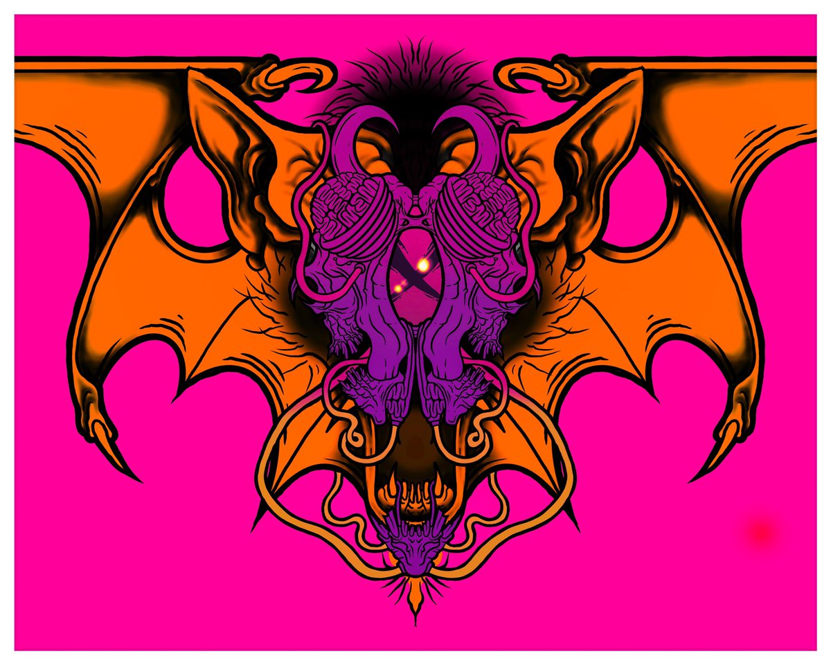 yesferatu85's tweet photo. Xeno bat 11.18.24 #art #artist #ArtistOnX #artistsoninstagram #creaturedesign #creepyart #darkart #darkfantasy #darksurrealism #digitalart #HorrorArt #illustration #monster https://t.co/JzGcXKMEDz