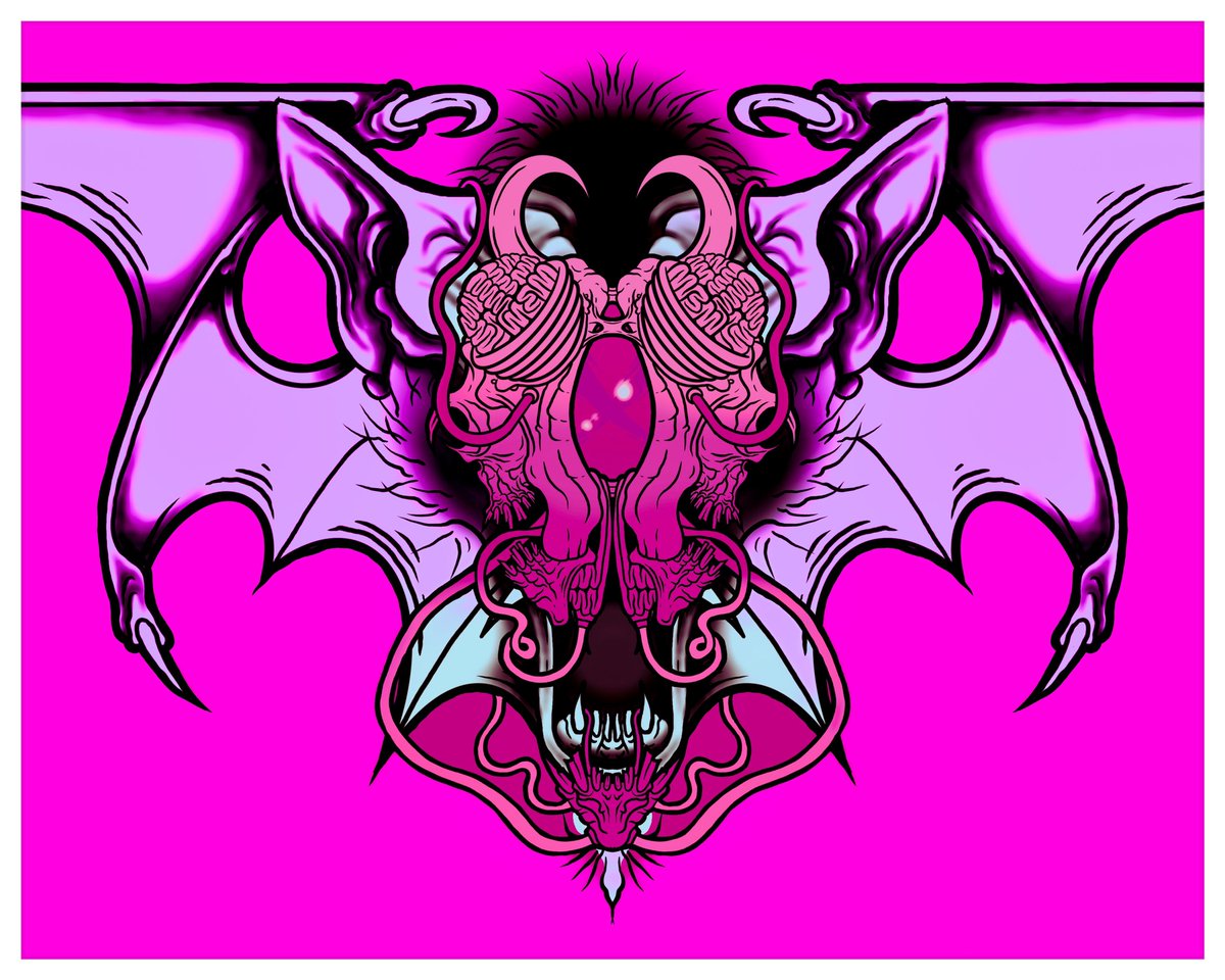 yesferatu85's tweet photo. Xeno bat 11.18.24 #art #artist #ArtistOnX #artistsoninstagram #creaturedesign #creepyart #darkart #darkfantasy #darksurrealism #digitalart #HorrorArt #illustration #monster https://t.co/JzGcXKMEDz