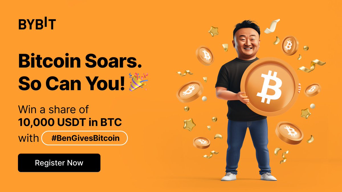 Bybit_Official's tweet photo. We are still enjoying the aftermath of the @CCCCampus! $BTC reached an all-time high during our panel with our CEO @benbybit 🔥 

Now it's your time to Win #Bitcoin: https://t.co/OOckfkl6fE
 
#BenGivesBitcoin https://t.co/QJDWreSFnQ