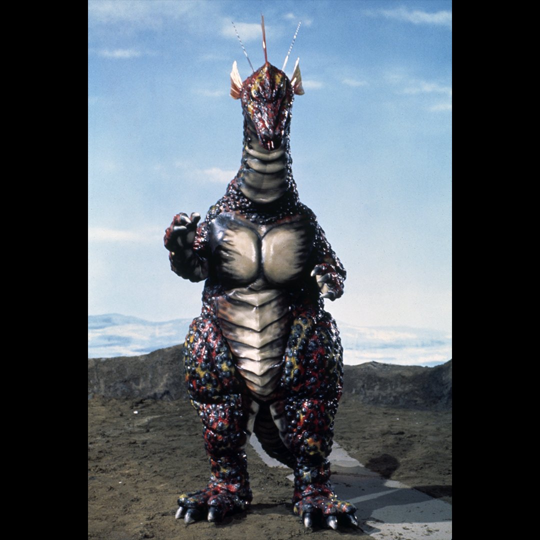 Godzilla_Toho's tweet photo. Titanosaurus, the ocean-dwelling kaiju, commands whirlpools and winds strong enough to destroy cities. After battling Godzilla, it vanished into the depths. 🌊

 Check out https://t.co/yFzxL3BRFF for the full Monsterpedia! https://t.co/fG7dVTil27