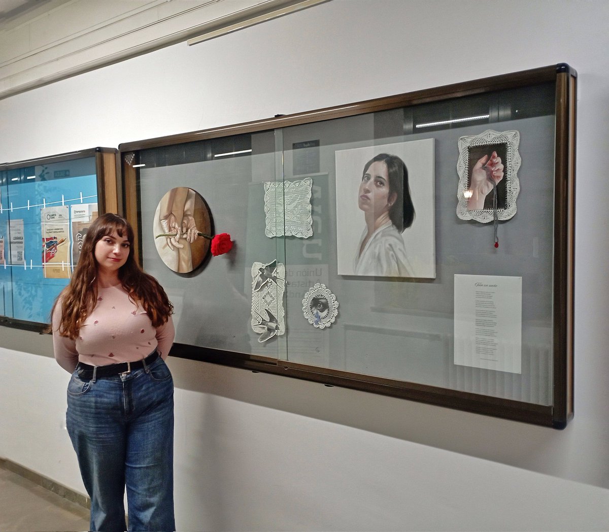 Fotillos de mi primera expo "Tuve un Sueño" 💖