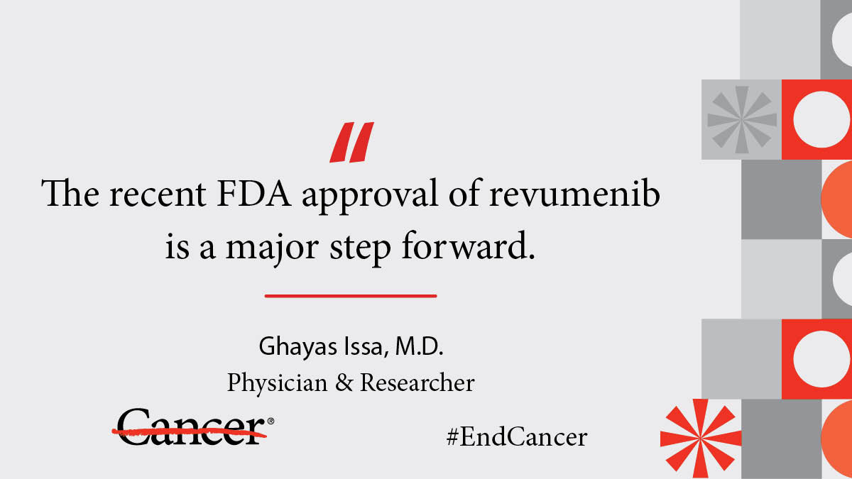 "Our research confirmed the significant benefits and efficacy of this therapy for both adult and pediatric patients," says Dr. Ghayas Issa.

<a href="/US_FDA/">U.S. FDA</a> has approved revumenib for some patients with relapsed or refractory acute leukemia: brnw.ch/21wOL2U <a href="/GhayasIssa/">Ghayas Issa</a> #EndCancer