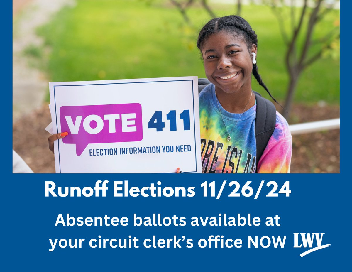 LWV of Mississippi (@lwvofms) on Twitter photo 