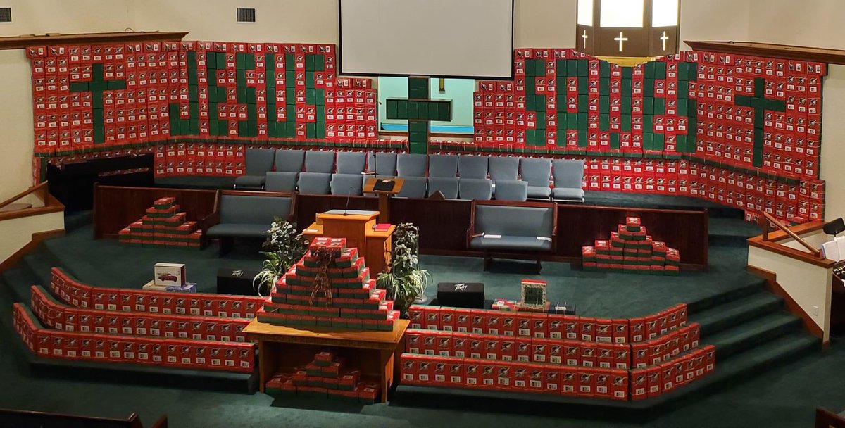 Franklin_Graham's tweet photo. Today kicks off #NationalCollectionWeek for @OCC_shoeboxes! Our goal this year is to collect 11 million gift-filled shoeboxes that will go to children in over 100 countries around the world. It’s an exciting time, and I just want to say thank you to every church and every person who packs a shoebox, who prays, and who volunteers at one of our drop-off locations or processing centers. We couldn’t do this great program without you! God bless you! And it’s certainly not too late to pack your boxes this year—find out more at https://t.co/FXRqEudEoc.