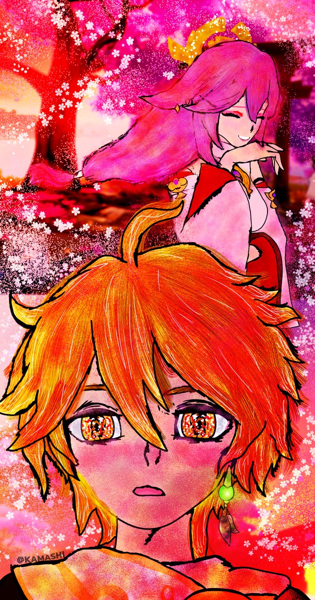 kamashi_archive's tweet image. practicing drawing...

#yaether