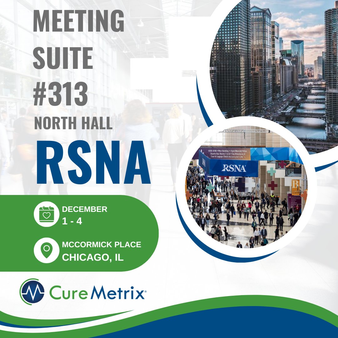 CureMetrix (@curemetrix) on Twitter photo The countdown to #RSNA2024 has begun. Join CureMetrix in Chicago from December 1–4 at Meeting Suite 313 in the North Hall. Let’s connect, collaborate, and shape the future of #radiology together!
Ready to meet? Reach out at info@curemetrix.com.
#Mammography #AI #mammogram The countdown to #RSNA2024 has begun. Join CureMetrix in Chicago from December 1–4 at Meeting Suite 313 in the North Hall. Let’s connect, collaborate, and shape the future of #radiology together!
Ready to meet? Reach out at info@curemetrix.com.
#Mammography #AI #mammogram