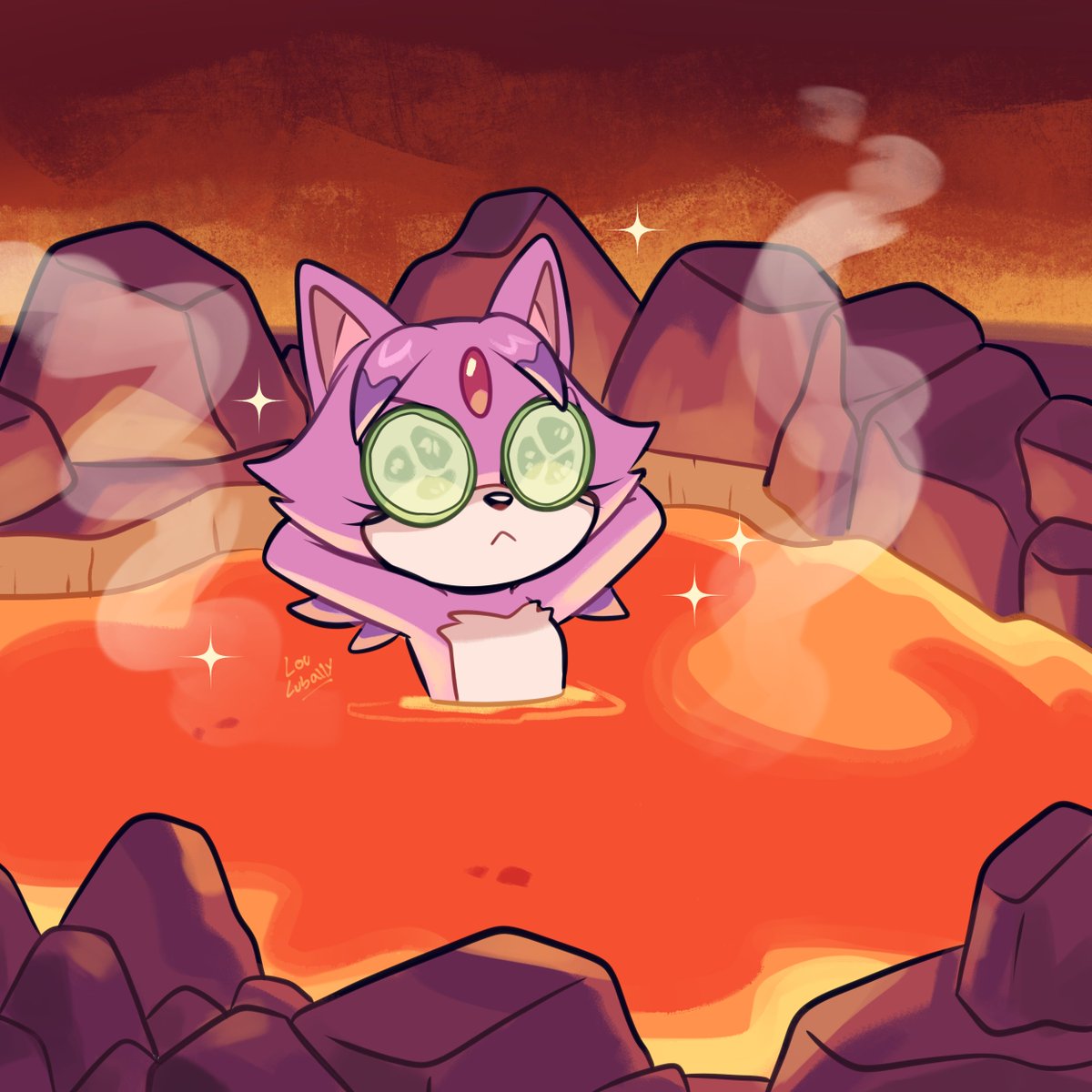 LouLubally's tweet photo. spa day

#sonicart #blazethecat https://t.co/a4rsx16hl0