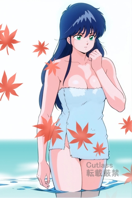 温泉でセンチな気分になる #鮎川まどか 元は何も着てなくてハイレグに
