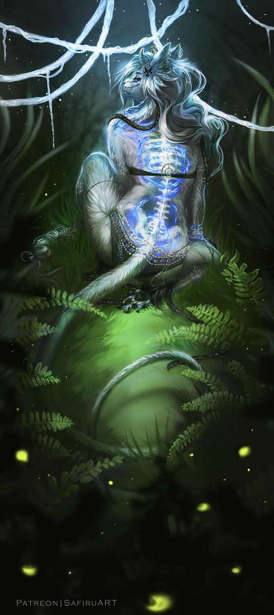 msSafiru's tweet photo. Detailed piece for @littleBeanGrey 💙!

It's probably my favourite piece I drew this year, this character is soooo unique 🥰. https://t.co/v6SesSmGcH