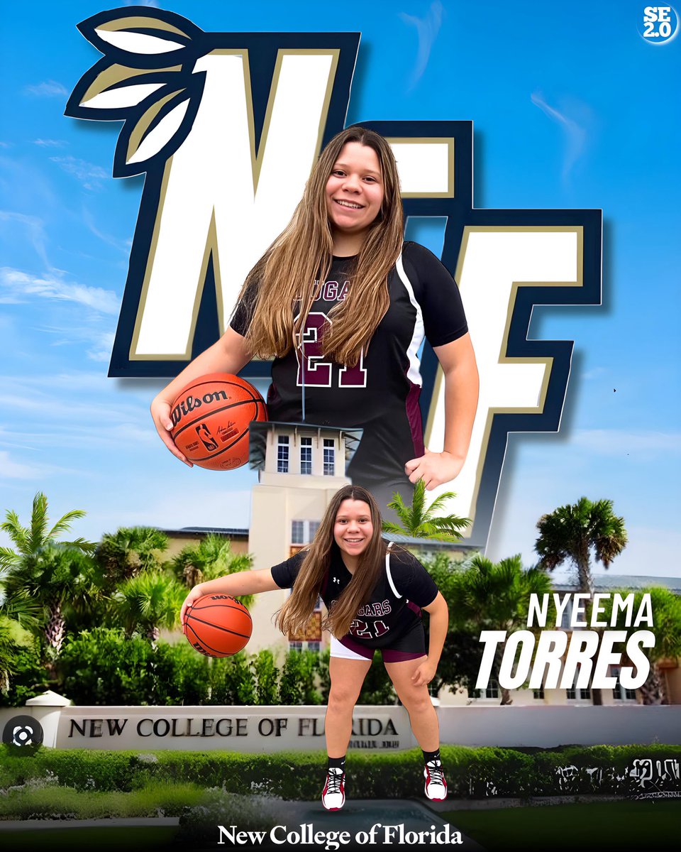 Nyeema Torres (@nybball1) on Twitter photo I am so excited to announce my commitment to continue my academic and athletic career at New College of Florida! Thank you so much to the NCF coaching staff for giving me this opportunity. #committed #gomightybanyans <a href="/NCFBanyansWBB/">NCF Women’s Basketball</a> <a href="/CoachSnipe/">Coach D’uane Howard</a> I am so excited to announce my commitment to continue my academic and athletic career at New College of Florida! Thank you so much to the NCF coaching staff for giving me this opportunity. #committed #gomightybanyans <a href="/NCFBanyansWBB/">NCF Women’s Basketball</a> <a href="/CoachSnipe/">Coach D’uane Howard</a>