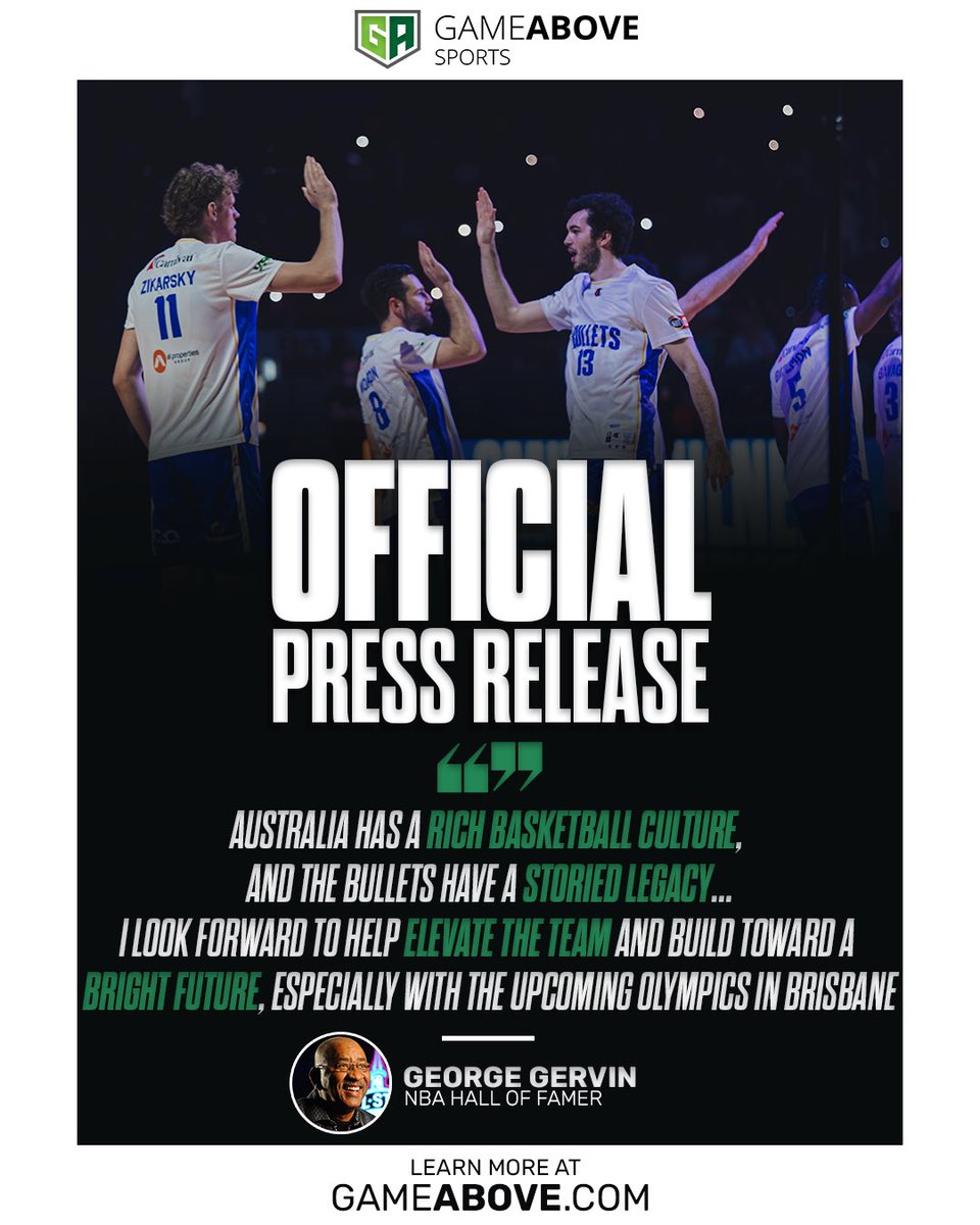We’re excited to have NBA Hall of Famer George "The Iceman" Gervin involved with GameAbove Sports and the <a href="/BrisbaneBullets/">Brisbane Bullets</a>. A close friend of Keith J. Stone, Founder and Chairman of GameAbove and CapStone Holdings, for over 50 years, Gervin brings invaluable expertise to the