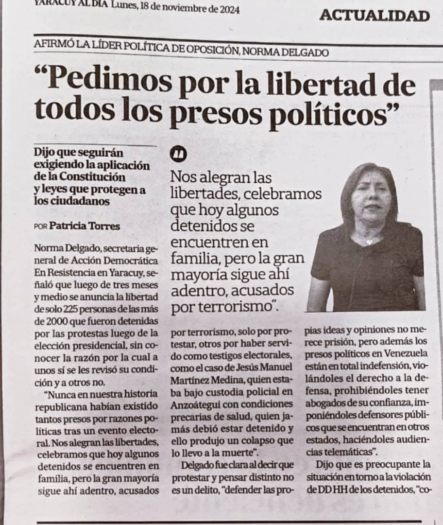 ADYaracuy En Resistencia tweet media