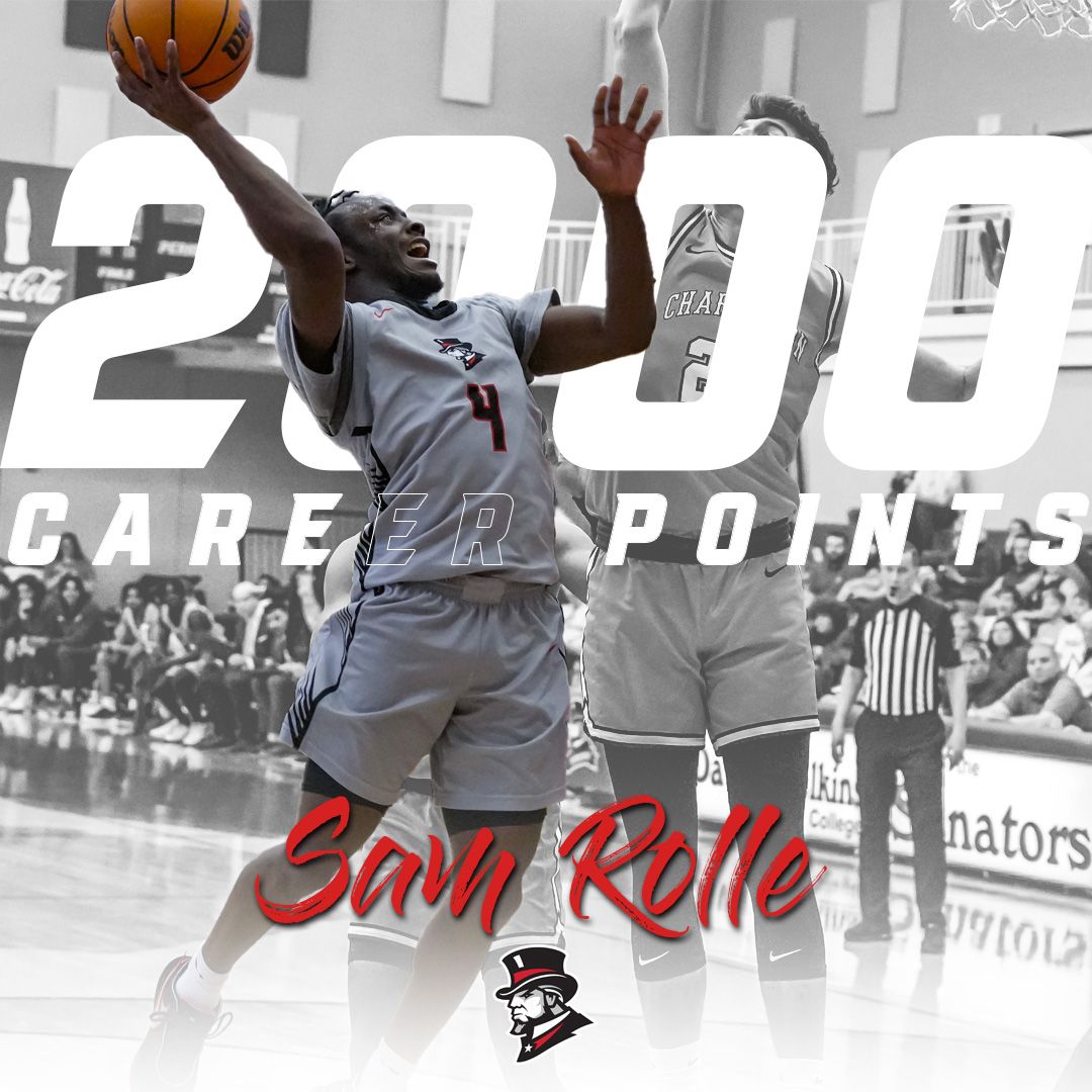 💪 🏀 Congratulations to <a href="/1kpg_sam4/">Sam Rolle</a> for reaching 2,000 career points scored at Gannon last week! Only the 3rd Senator to ever reach that mark!
<a href="/senator_MBB/">Davis & Elkins Men's Basketball</a> #Sam2K #RollSens