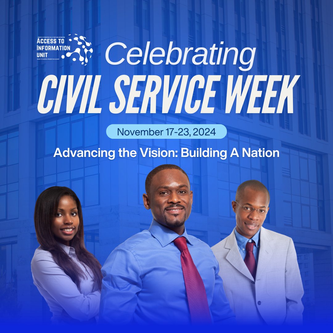 atiunitjamaica's tweet image. Celebrating Civil Service Week in Jamaica! 
This week, we honour the hardworking men and women who serve our nation with dedication and pride. 
Thank you for your unwavering service and for making Jamaica a better place for all. 

#CivilServiceWeek #Jamaica #ATIUnit