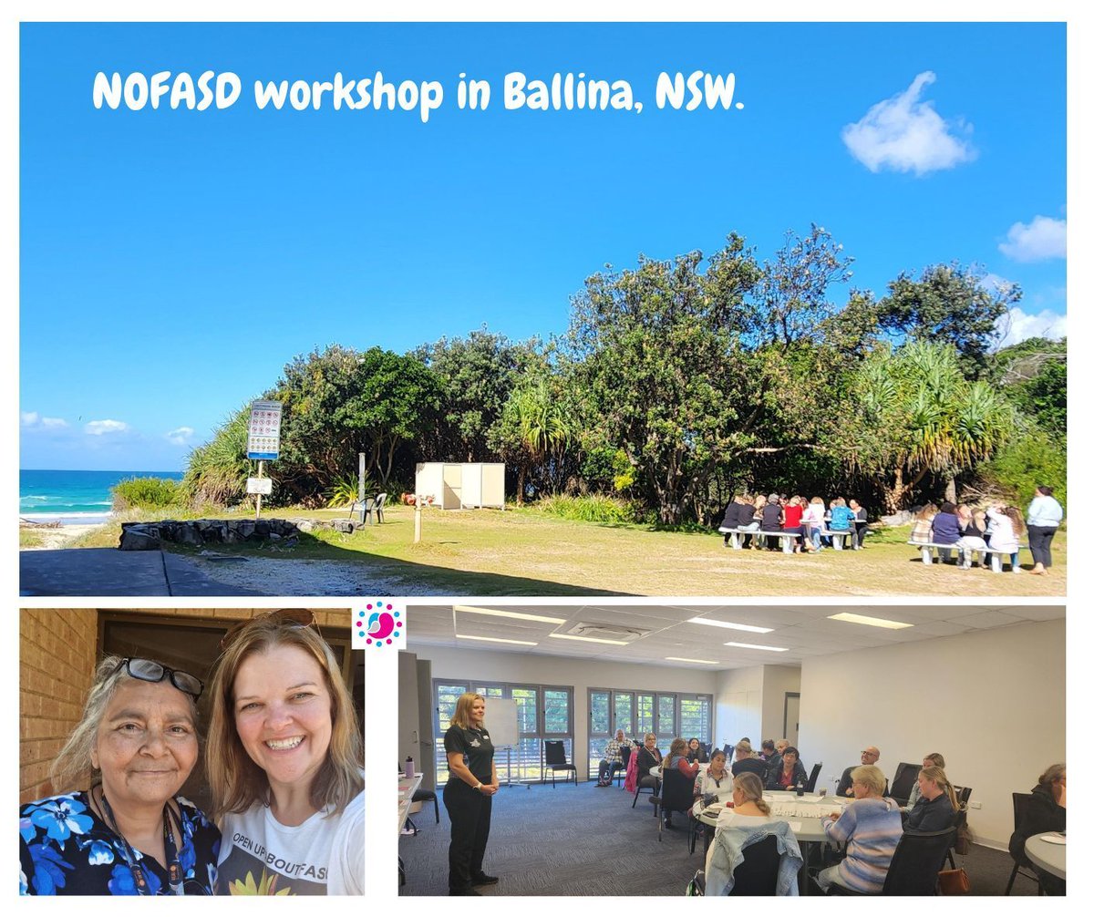 Sophie Harrington and Julie Woods delivered #FASD training in Ballina in collaboration with Bulgarr Ngaru Medical Aboriginal Corporation, Bullinah Aboriginal Health Service and Rekindling the Spirit Health Service. Some sessions were held in nature to encourage discussions.