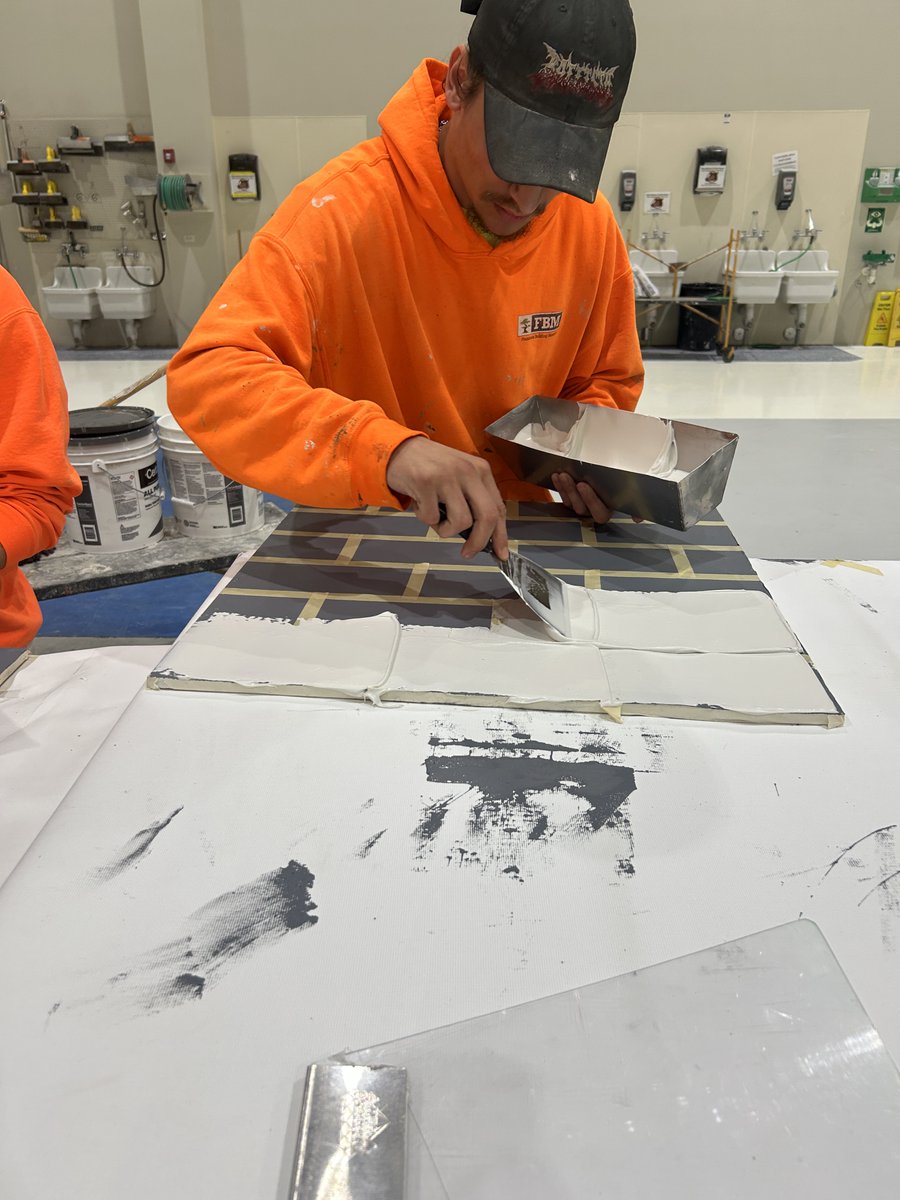 PaintersDC30's tweet photo. Happy National Apprenticeship Week!
PDC 30 will be sharing the work that our apprentices are doing all week.

Starting with our drywall finishing apprenticeship program practicing this morning at PDC 30! https://t.co/hKieO7drcs
