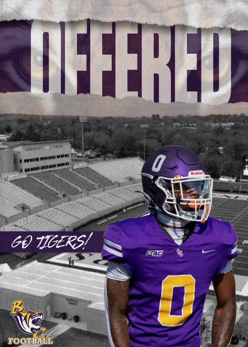 I’m extremely blessed to receive a offer from benedict college