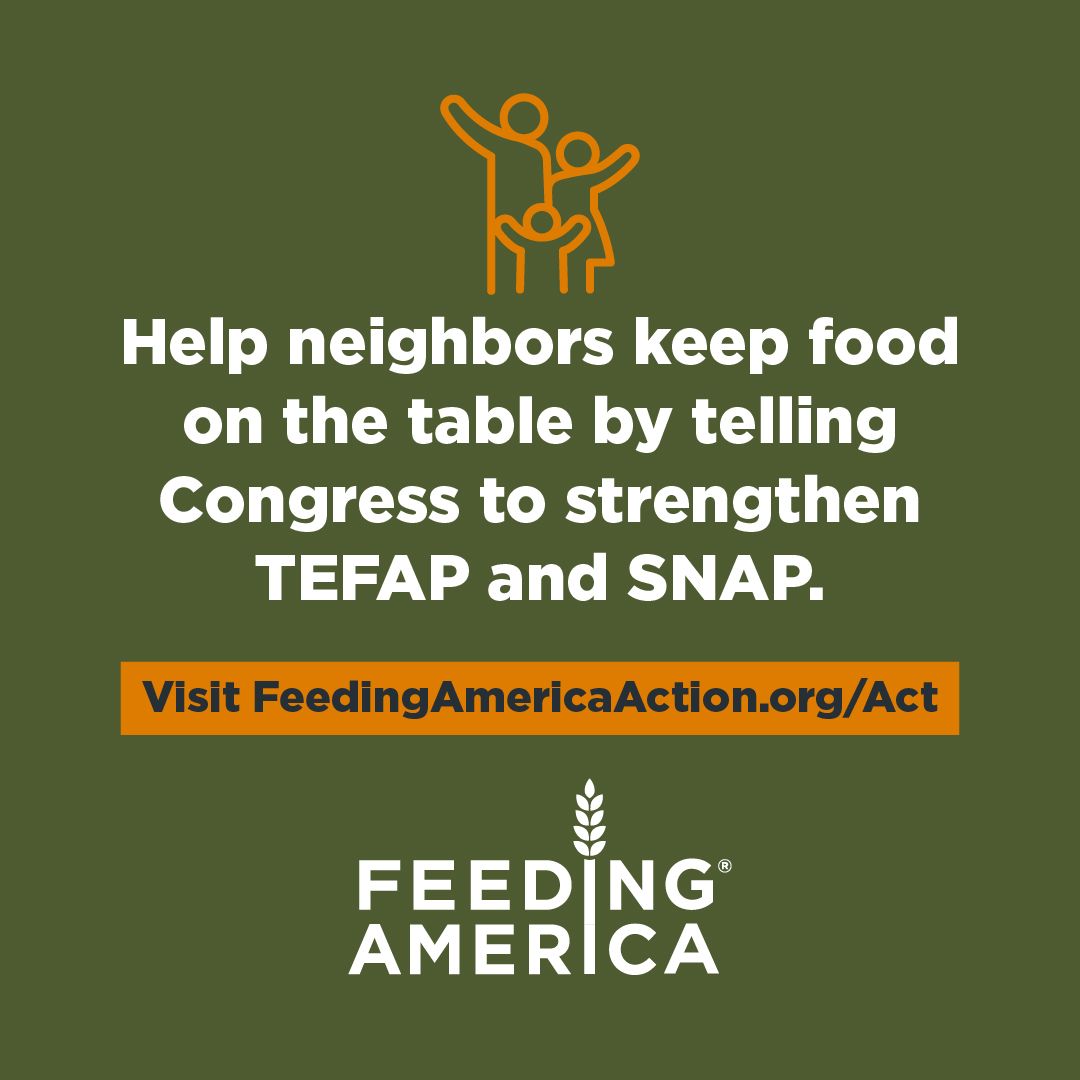 924,180 people in MO face hunger, but we can change that. Doubling investments in #TEFAP &amp; strengthening #SNAP can help bridge meal gaps for millions of people. Tell Congress to pass a strong #FarmBill, so everyone can access the food they need to thrive.

buff.ly/3Yr7AZm