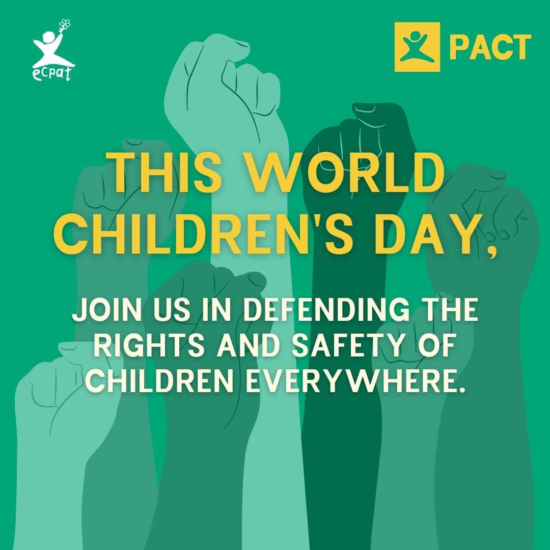 This #WorldChildrensDay, let’s #ListenToTheFuture and protect every child from #ChildSexualExploitation.

Explore <a href="/ECPAT/">ECPAT International</a>’s Bill of Rights to learn more about children's rights, signs of abuse, and where to seek help.

📷 ecpat.org/bill-of-rights/