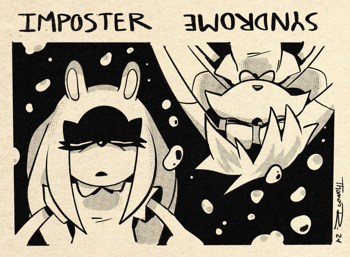 Little something for Imposter Syndrome's birthday. 
🙂🙃