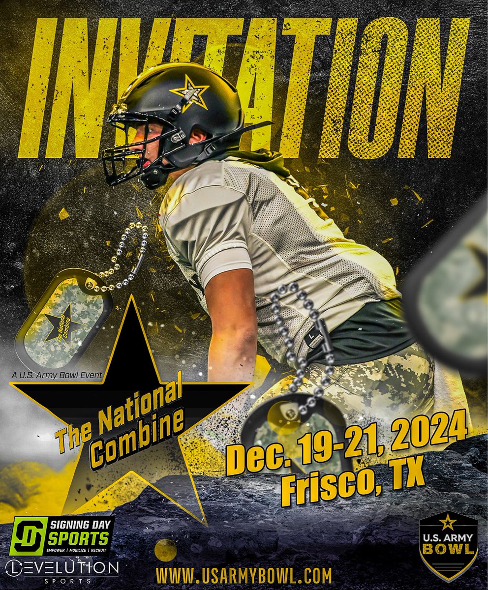 Brody Blaise-Smith (@brodyblaisesmit) on Twitter photo Proud to receive my official invitation letter to #TheNationalCombine at the <a href="/USArmyBowl/">Military Appreciation Bowl Week</a> . Thank you @gregorygcooper & <a href="/PeruNighthawks/">Peru Athletics</a> ! Proud to receive my official invitation letter to #TheNationalCombine at the <a href="/USArmyBowl/">Military Appreciation Bowl Week</a> . Thank you @gregorygcooper & <a href="/PeruNighthawks/">Peru Athletics</a> !