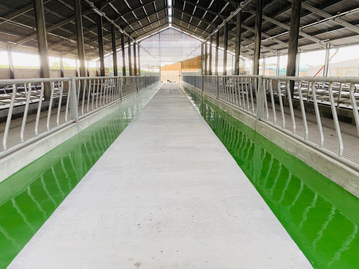ConceptCowhouse's tweet photo. Supply and application of our epoxy resin feed passage coating on Jersey. https://t.co/Jnhfos5Y0c