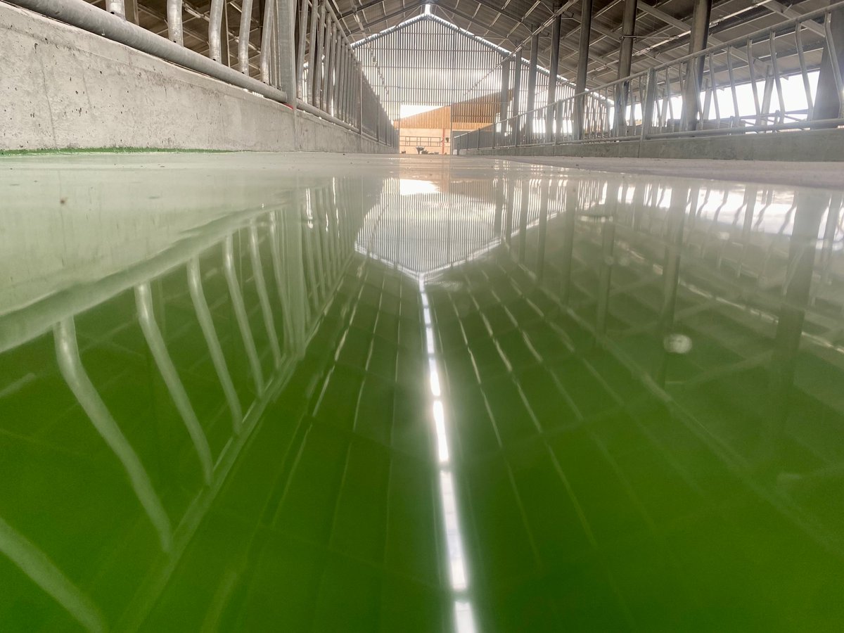 Supply and application of our epoxy resin feed passage coating on Jersey.