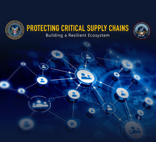 NCSCStreet's tweet photo. Threat actors intentionally target the suppliers of more cyber-mature organizations to take advantage of the weakest link. Explore this NCSC guidance for information on how to better protect your supply chain ecosystem. https://t.co/QdYX902BTa https://t.co/o9mt4EhWkg