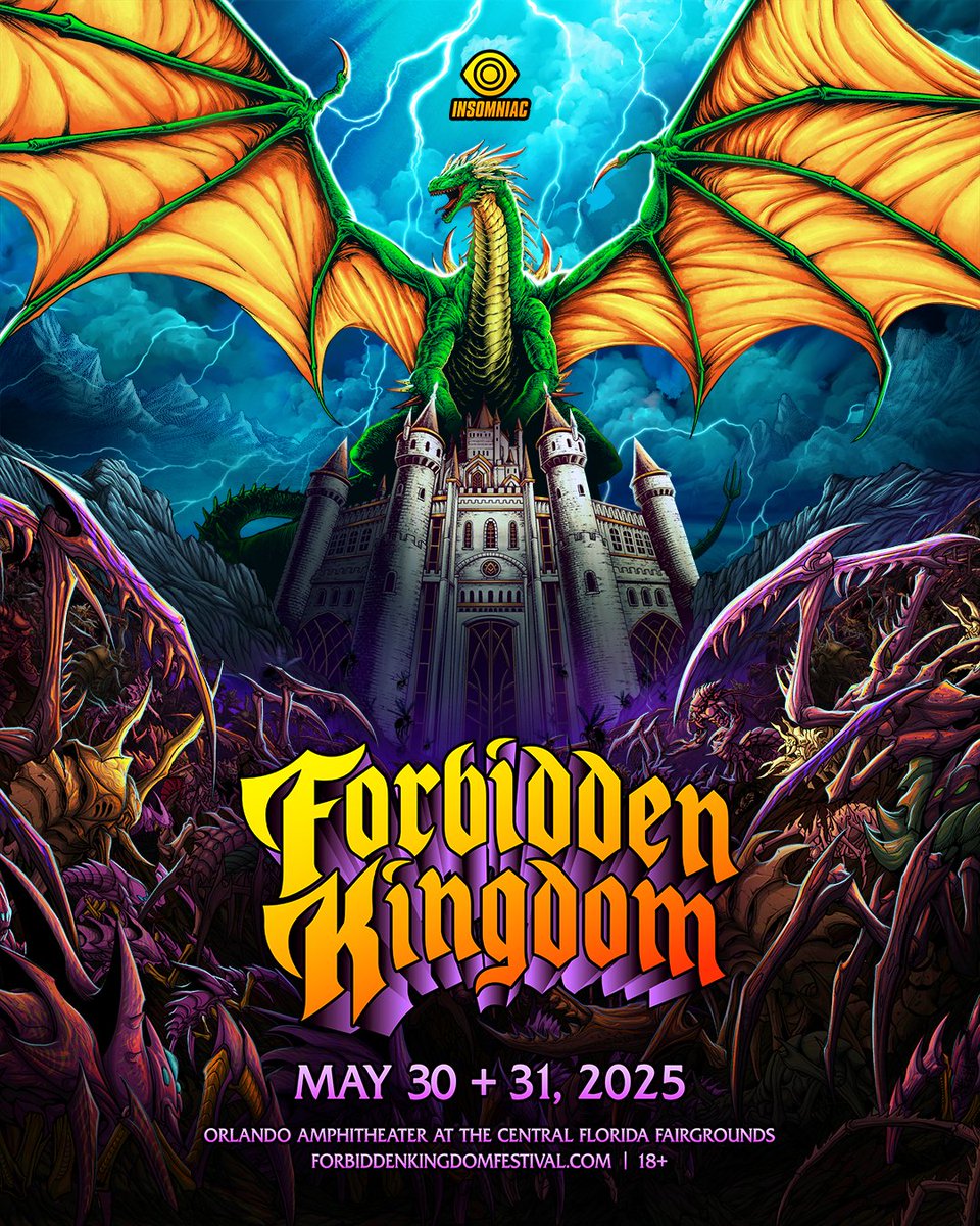 FKMusicFest's tweet photo. The new and improved Forbidden Kingdom opens its gates once again on May 30 + 31 2025! 🏰 https://t.co/ANwAvoBavv