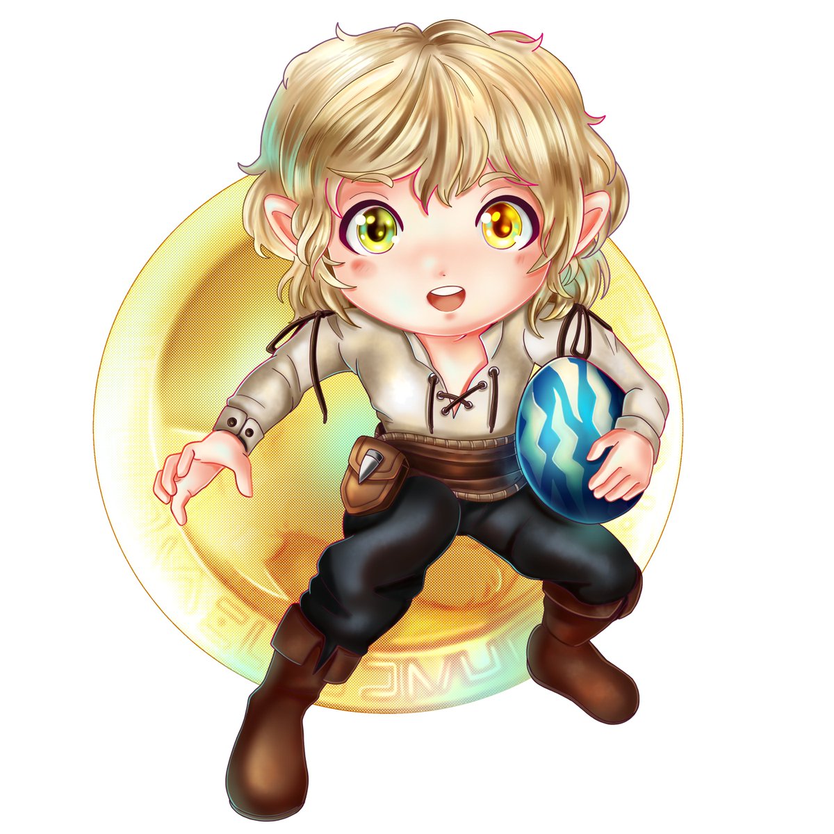 Sagutxis's tweet photo. Chibbi comm for @FutileCrux 

His beautiful #Laicille baby🥰! https://t.co/cjd7I0fMrB