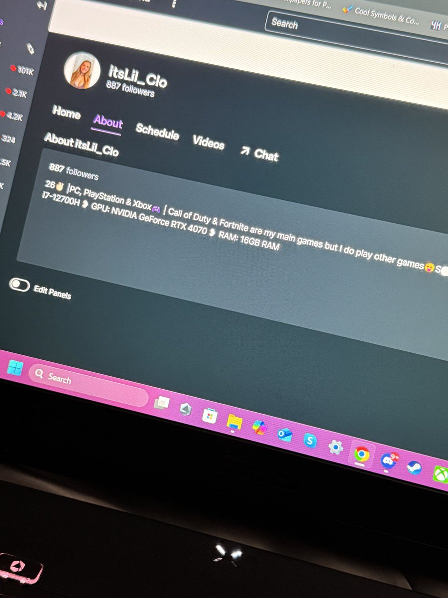 Drop your twitch names👇🏻 would love to support others💜