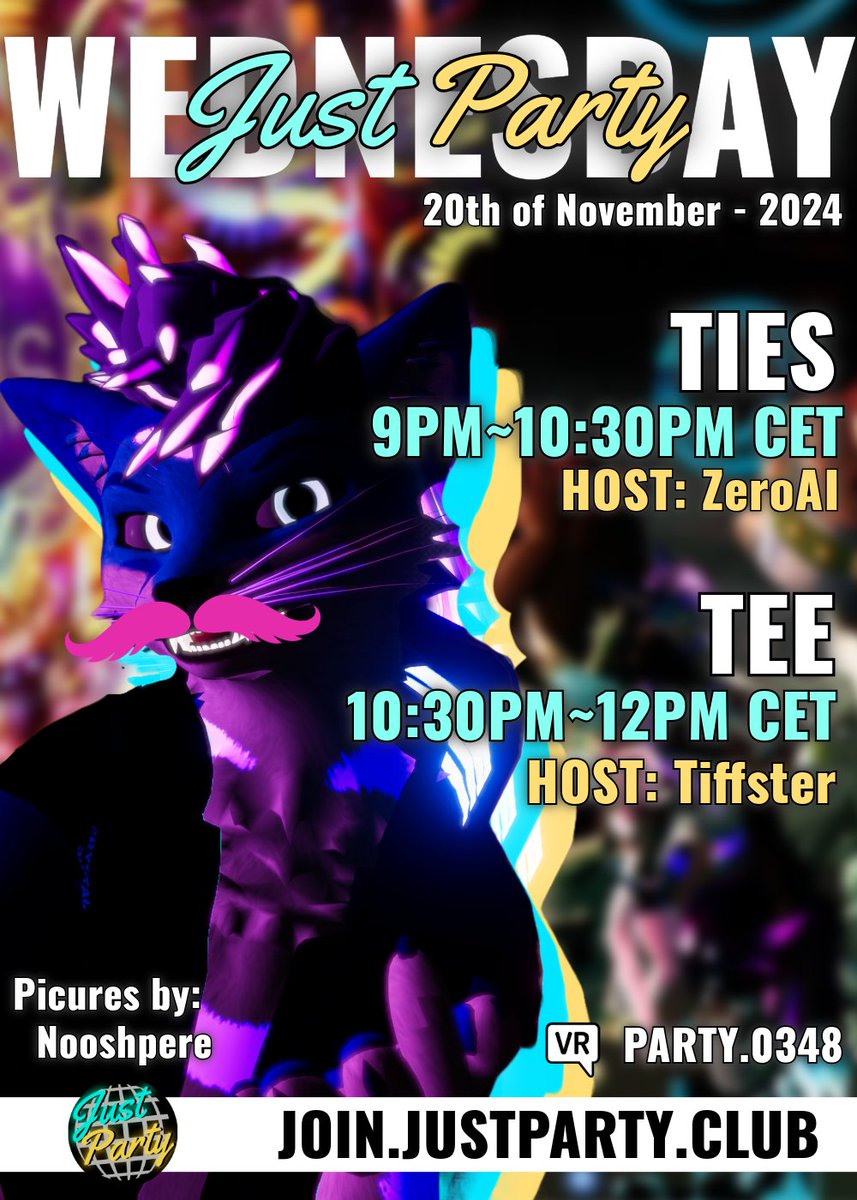 This Wednesday! <a href="/Thijs_eik/">TIES</a> and Tee will be playing some tunes for us, Picture by <a href="/NoosphereVR/">Noosphere</a>