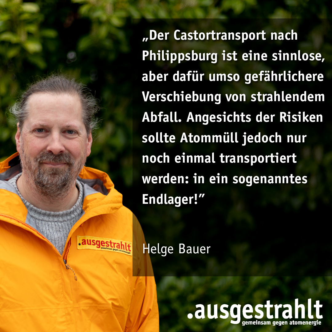 ausgestrahlt's tweet photo. Castortransporte nach Philippsburg: Unnötig und gefährlich! Angesichts der Risiken sollte #Atommüll nur noch einmal transportiert werden: in ein sogenanntes #Endlager!

Zur PM: https://t.co/J8jnE8NiX6 https://t.co/KFKNgUr8gH