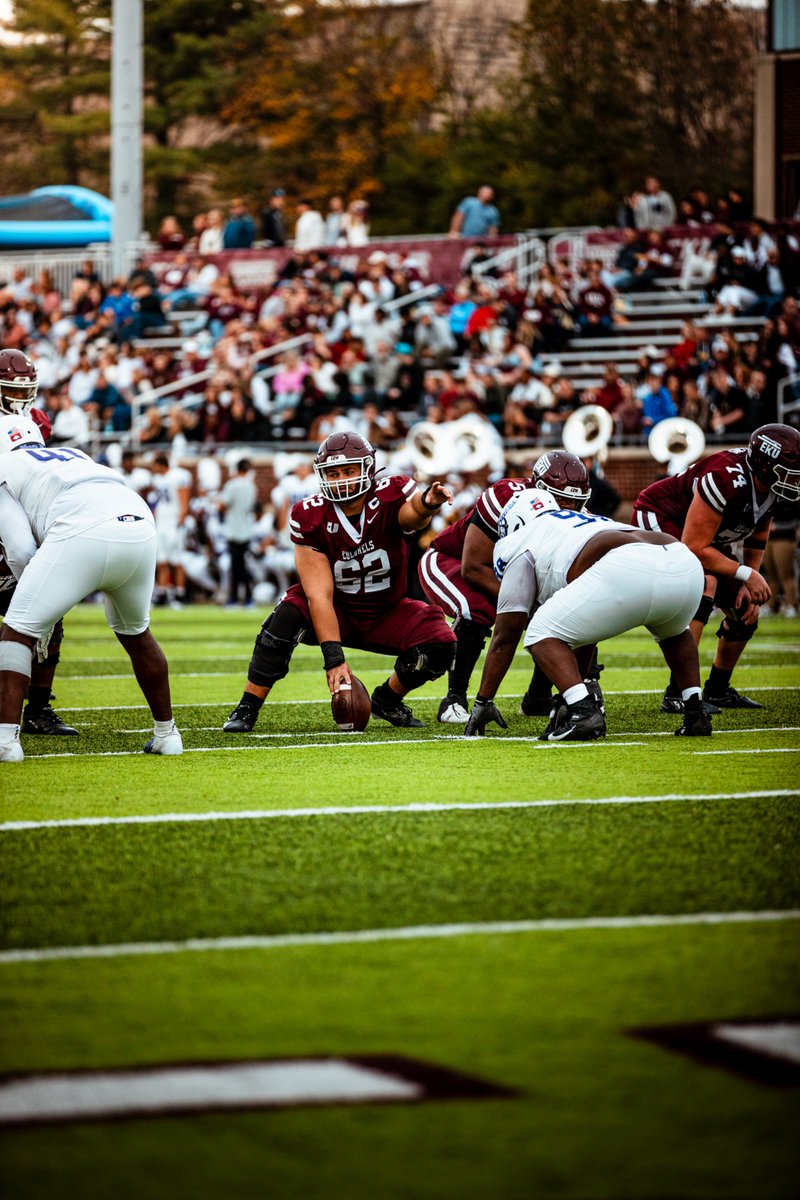 #️⃣62 - John Stone - OL

- Has played in 50 games over the last five seasons
- Native of Ashland, Ky.
- Graduated last fall with B.S. in Accounting, pursuing an MBA

#E2W | #MatterOfPride