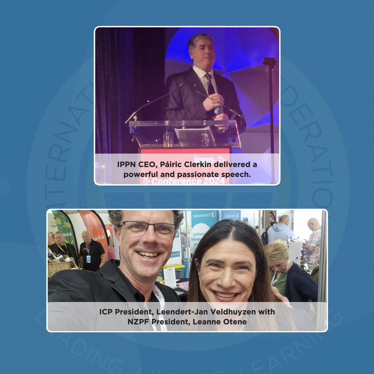 ICPConnect's tweet photo. Leendert-Jan Veldhuyzen reflects on the IPPN Conference: Pairic Clerkin’s speech on the importance of principals was powerful, and the event had a welcoming family atmosphere. 

A great reminder of the crucial leadership role principals play in education. https://t.co/rNIjsTpIO6