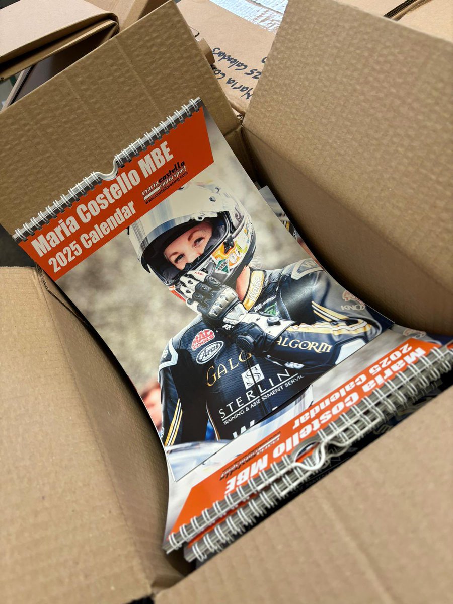 Maria CosTTello MBE (@mariacostello) on Twitter photo My sidecar passenger Alice Smith and I will be <a href="/motorcyclelive/">Motorcycle Live</a> and on stage at 13.30 tomorrow - come and say hello!
My 2025 Calendars have been printed (thanks <a href="/sterlinginstall/">Sterling Installations Limited</a> & #contractprint) and are now on sale, I’ll bring some with me.
See you there!
#motorcyclelive My sidecar passenger Alice Smith and I will be <a href="/motorcyclelive/">Motorcycle Live</a> and on stage at 13.30 tomorrow - come and say hello!
My 2025 Calendars have been printed (thanks <a href="/sterlinginstall/">Sterling Installations Limited</a> & #contractprint) and are now on sale, I’ll bring some with me.
See you there!
#motorcyclelive
