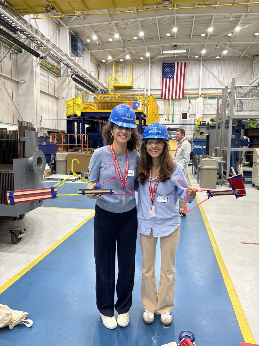 A few of our Upper School students had an incredible experience at Westinghouse’s Introduce a Girl to Engineering Day at the Waltz Mill facility, the day featured an overview of nuclear power, an intro to engineering, and a tour of the AP1000® simulator.
