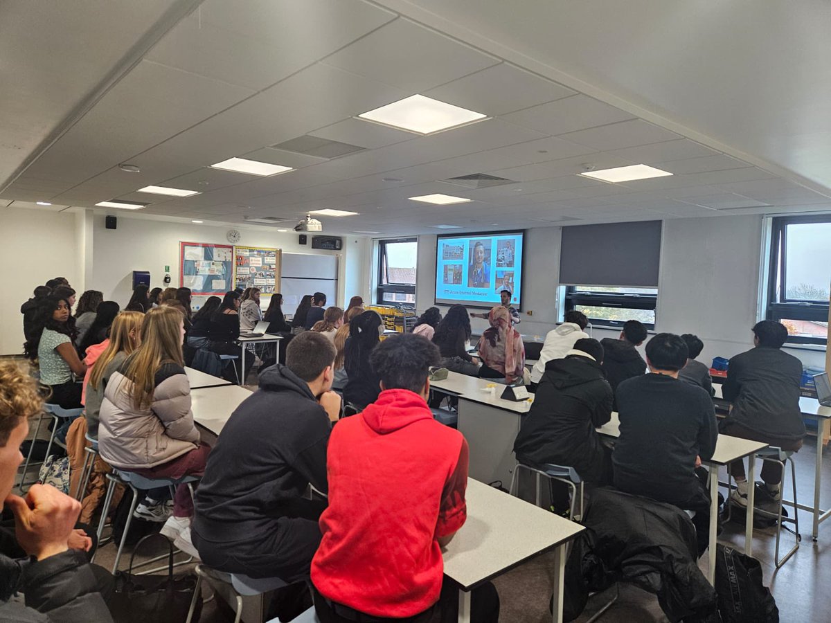 On Friday we were joined by Dr Zack Ferguson, Old Latin (Class of 2008) who is now a Speciality Registrar in Acute Internal Medicine. Thank you Zack for your time and words of wisdom. <a href="/zackferguson/">Zack Ferguson</a> <a href="/TheRoyalLatin/">RLS</a> <a href="/RLSAlumni/">Royal Latin Alumni</a> <a href="/WorkRls/">RLS Aspirations</a>