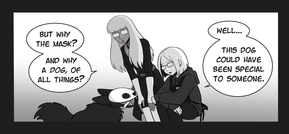 I was so busy with con prep last week I forgot to post about it but a new Grim Cafe page is up on #Webtoon! 💀☕
https://t.co/C8lng9C4oF
#grimcafecomic #webcomic 