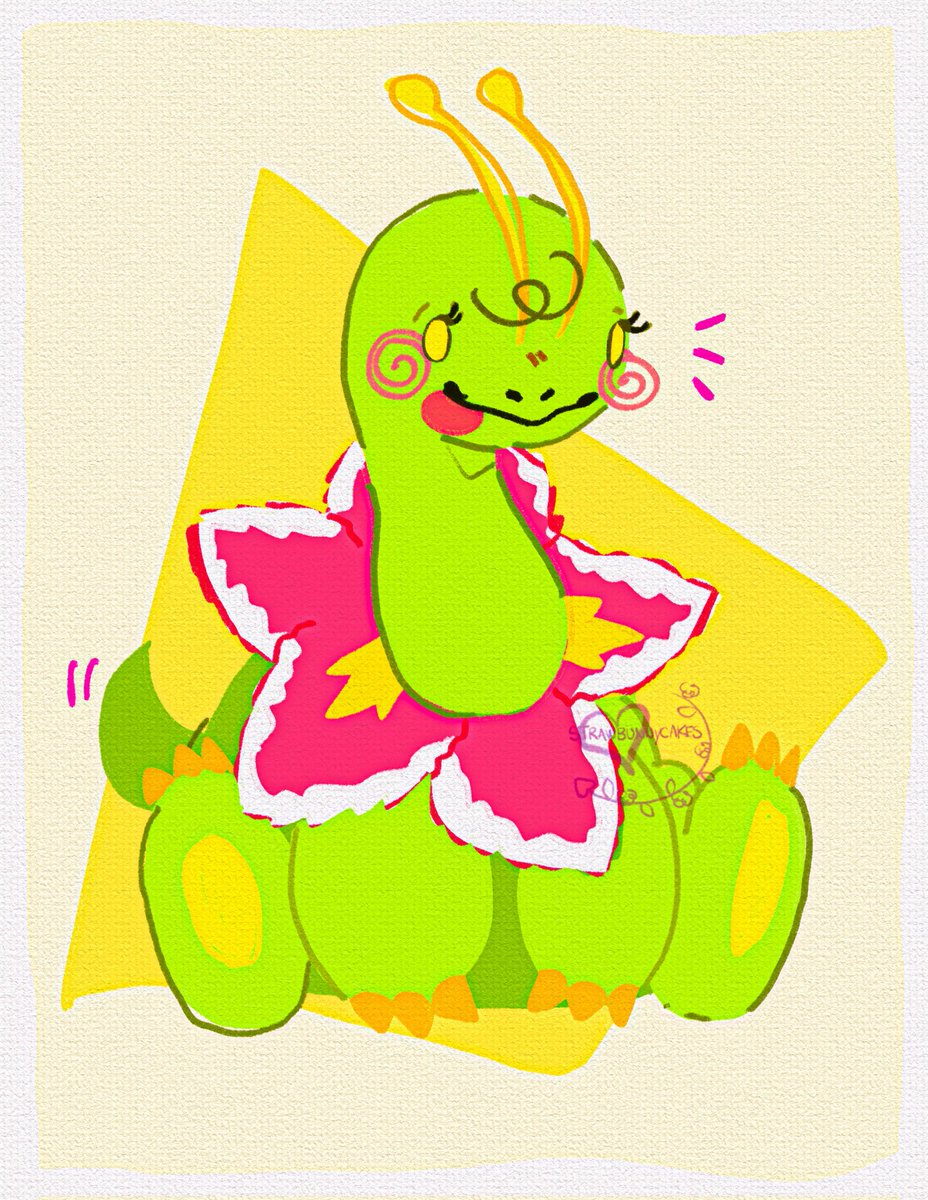 strawbunnycakes's tweet photo. meganium 🌺🌿💛 #pokemon https://t.co/miJ7g5EqHF