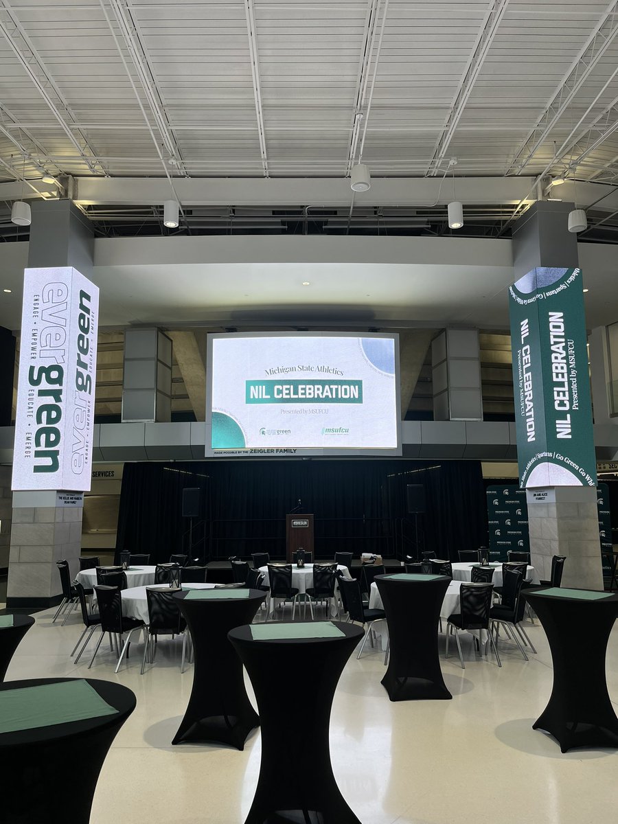 MSU EverGreen (@msu_nil) on Twitter photo Big night ahead!
3rd annual EVERGREEN NIL CELEBRATION presented by <a href="/msufcu/">MSU Federal CU</a>
#GOGREEN Big night ahead!
3rd annual EVERGREEN NIL CELEBRATION presented by <a href="/msufcu/">MSU Federal CU</a>
#GOGREEN