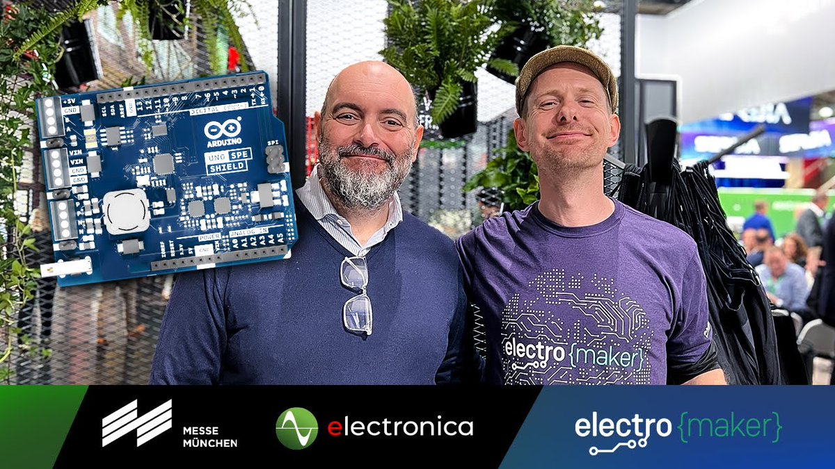 MicrochipMakes's tweet photo. Recently announced at electronica, the @Arduino UNO SPE Shield combines Single-Pair Ethernet and RS485 compatibility for seamless integration with both new and existing equipment. Hear more about our collaboration in this @ElectromakerIO interview! https://t.co/YvROp59u0y https://t.co/wGdy3TSf0K
