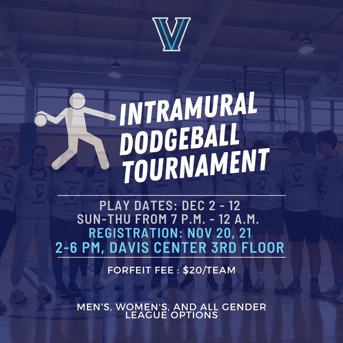 Intramural Dodgeball registration starts on WEDNESDAY!
