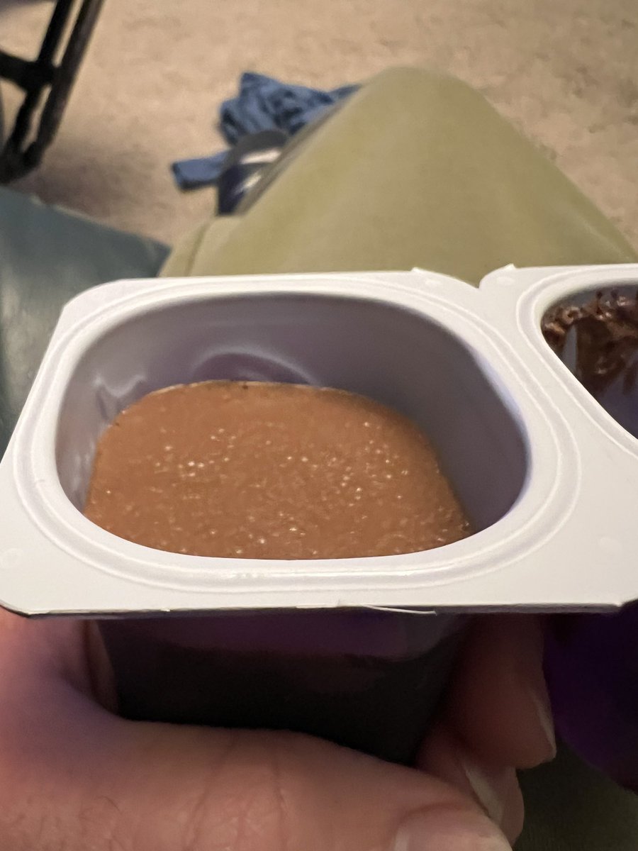 Stuhix's tweet photo. @CadburyUK Your obsession with shrinkification is getting ridiculous! Not only can we no longer lick the lid of these, we now have to send a search party into the pot trying to find some mousse! Stop being so tight and fill the pots up! #FillThePot https://t.co/obAw8geeuI