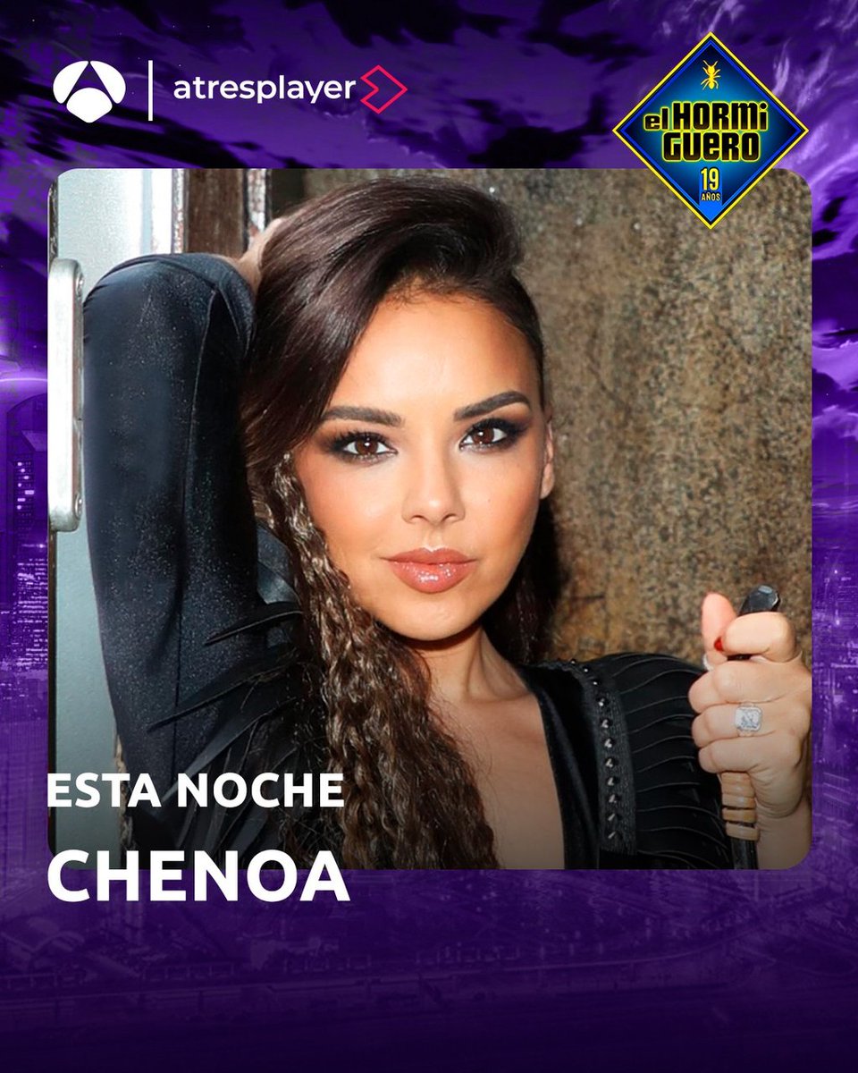 antena3com's tweet photo. 🐜🐜 Comienza @El_Hormiguero  en Antena 3 y @atresplayer

🥰🎶 Esta noche todo irá bien con la visita de @Chenoa

📲 Puedes seguir el programa aquí:  https://t.co/AkVGYE0PK3

🗣️ Os leemos en #ChenoaEH https://t.co/SGVSLztmW9