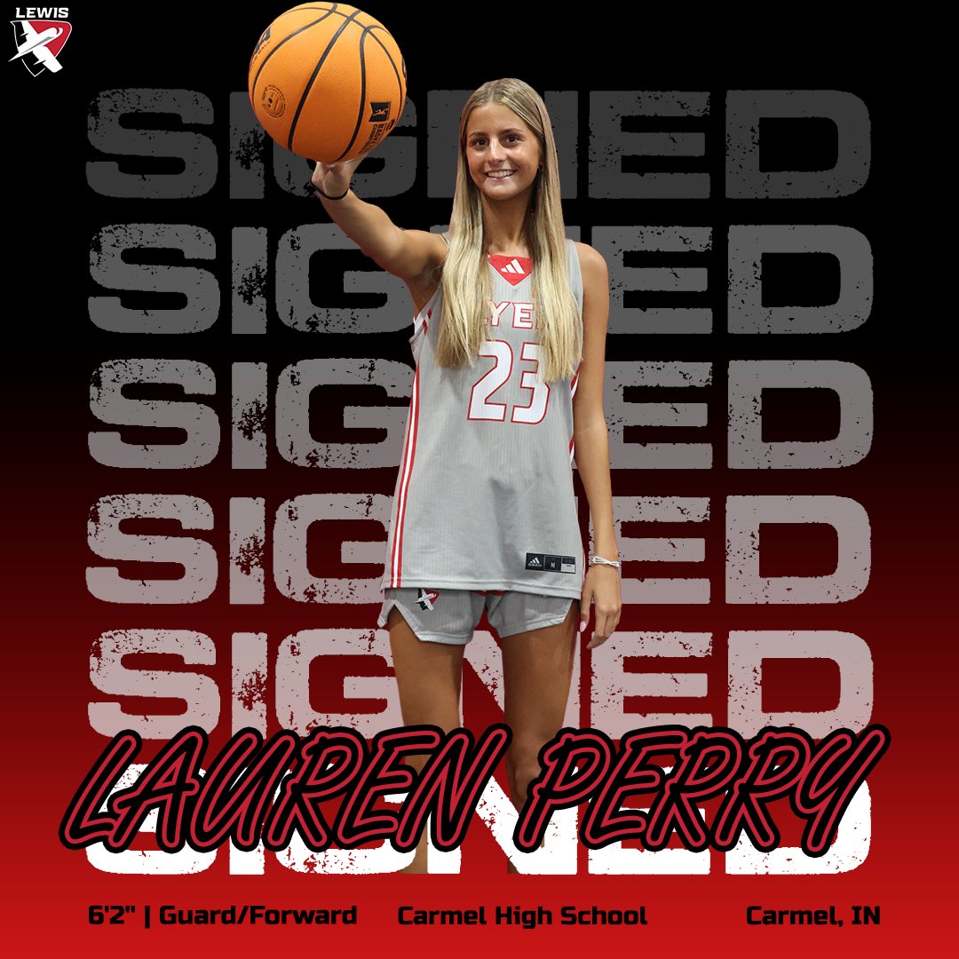 LewisWBBall's tweet photo. Signed, sealed, delivered! 🖊️🏀

Help us welcome Lauren Perry to the Lewis WBB family!

#FlyAsOne https://t.co/Qu7JPpodnh